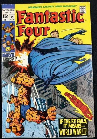 Fantastic Four (1961) #95 VG/FN (5.0) 1st app Monocle
