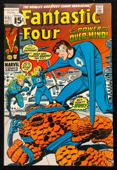 Fantastic Four (1961) #115 VF- (7.5) Watcher Uatu John Buscema Cover & Art