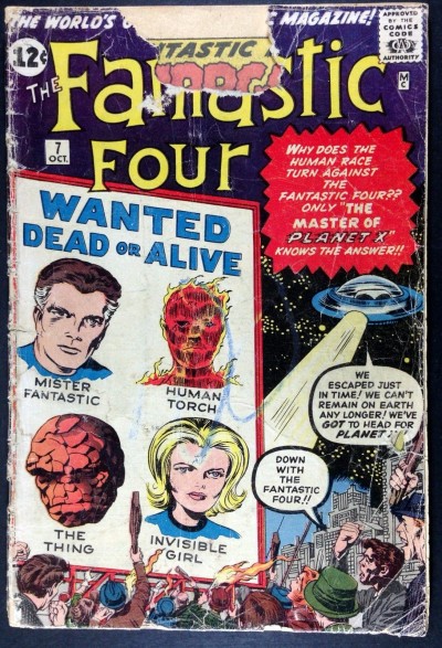 Fantastic Four (1961) #7 FR (1.0) 1st app Kurrgo Stan Lee Jack Kirby