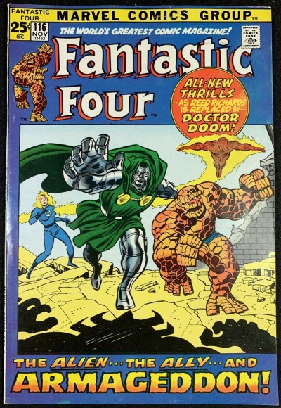 Fantastic Four (1961) #116 VF- (7.5) Dr Doom Cover Over-Mind Part 5