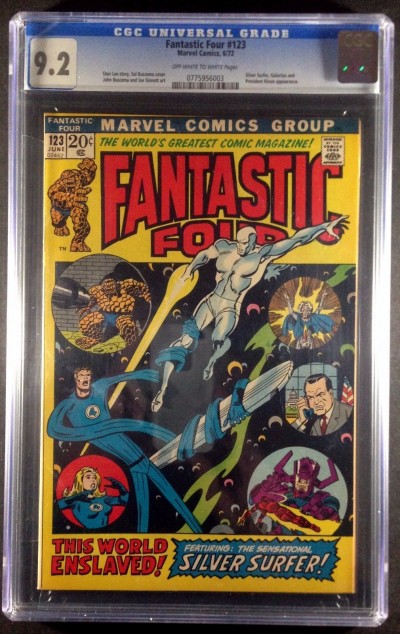 Fantastic Four #123 CGC 9.2 off-white to white (0775956003)