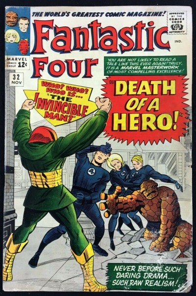 Fantastic Four (1961) #32 GD (2.0) Invincible Man