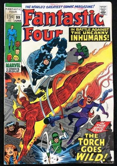 Fantastic Four (1961) #99 VG/FN (5.0) Inhuman Cover