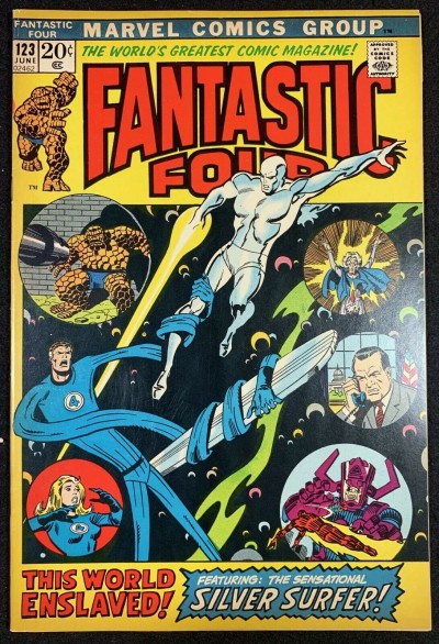 Fantastic Four (1961) #123 VF (8.0) Silver Surfer Gulactus