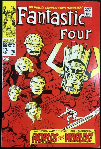 Fantastic Four (1961) #75 FN/VF (7.0) Silver Surfer Cover and Story