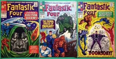 Fantastic Four (1961) 57 58 59 60 FN Dr Doom steals Surfers powers story arc