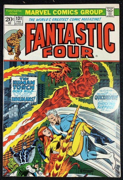 Fantastic Four (1961) #131 VF- (7.5) Inhumans Quick Silver Steranko Cover