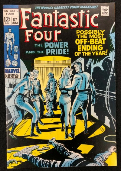 Fantastic Four (1961) #87 VF/NM (9.0) Doctor Doom Jack Kirby Cover & Art