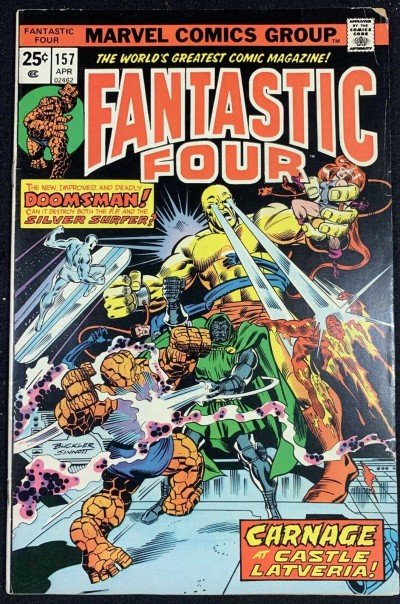 Fantastic Four (1961) #157 VG/FN (5.0) With Silver Surfer Vs Dr Doom
