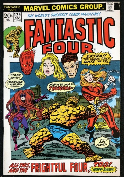 Fantastic Four (1961) #129 FN+ (6.5) 1st Appearance Thundra