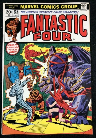 Fantastic Four (1961) #135 VF (8.0) Madusa Dragon Man