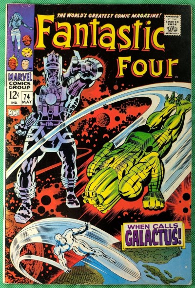Fantastic Four (1961) #74 FN- (5.5) Galactus Silver Surfer