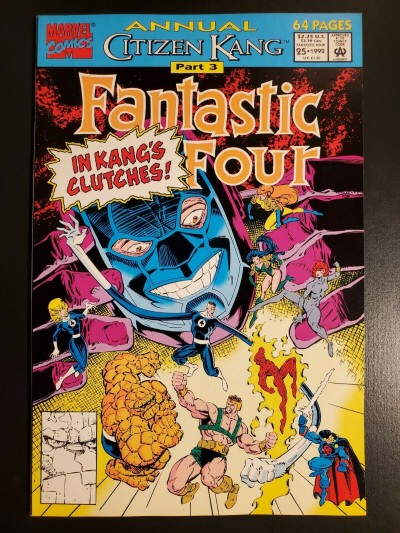 Fantastic Four Annual #25 (1992) NM 9.4 Citizen Kang Pt 3 1st app. Anachronauts|
