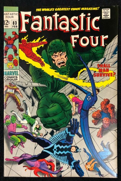 Fantastic Four (1961) #83 VF+ (8.5) Inhumans Jack Kirby Cover & Art