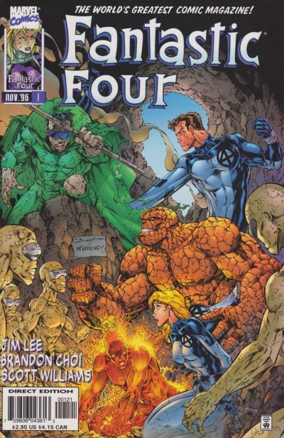 FANTASTIC FOUR (1996) #1 VF/NM BRETT BOOTH COVER