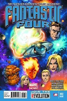 FANTASTIC FOUR (2012) #2 NM 2ND PRINTING VARIANT COVER MARVEL NOW!