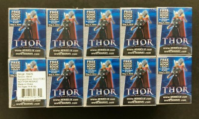 FCBD 2012 Thor The Mighty Avenger Heroclix Sealed Case of 20 Free Comic Book Day