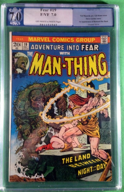 Fear (1970) #19 PGX 7.0 1st app Howard the Duck Man-Thing app and cover
