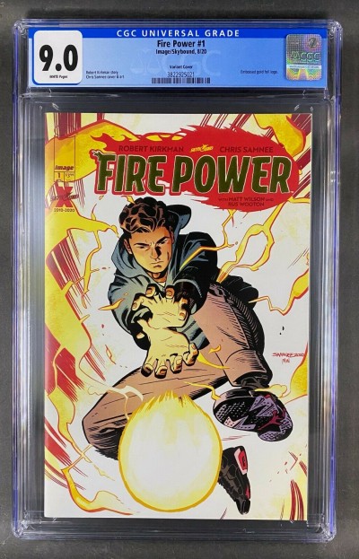 Fire Power (2020) #1 CGC 9.0 White Pages Gold Foil Logo Variant (3822925021)