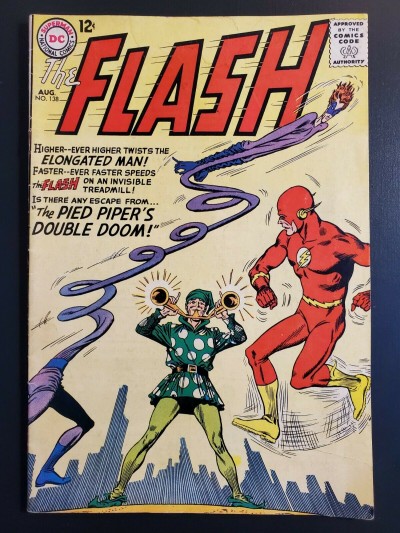Flash #138 (1963) F- (5.5) First App Dexter Myles Classic Cover |