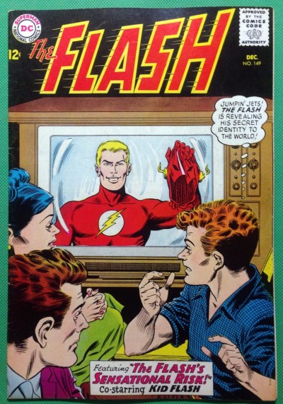 FLASH (1959) #149 FN+ (6.5) co-starring Kid Flash