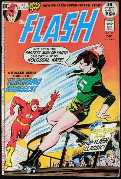 FLASH (1959) #211 VG/FN (5.0) 52 page giant Neal Adams cover