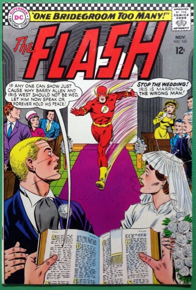 FLASH (1959) #165 VF+ (8.5) Barry Allen & Iris West wedding