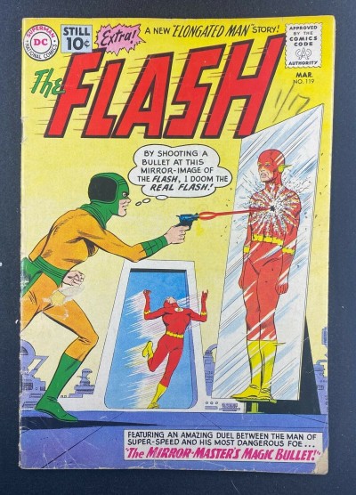 Flash (1959) #119 VG- (3.5) Mirror Master 1st Appearance Sue Dibny Bettina