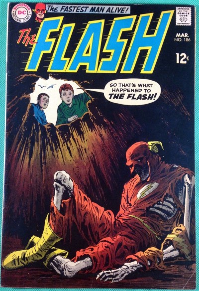 FLASH (1959) #186 FN+ (6.5) Re-Intro Sargon