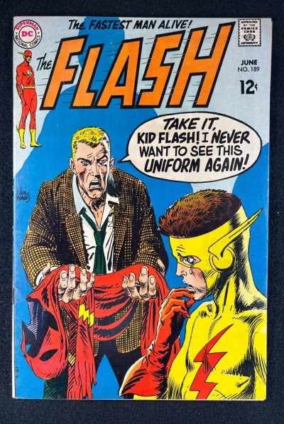 Flash (1959) #189 FN+ (6.5) Kid Flash Joe Kubert Cover Ross Andru Art