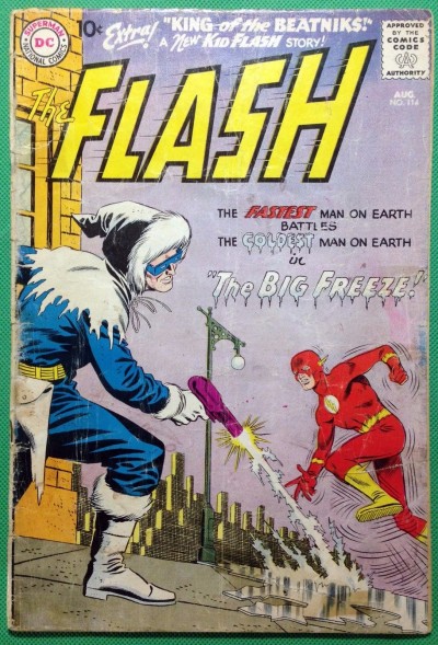 FLASH (1959) #114 FR/GD (1.5) Captain Cold cover