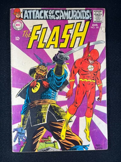 Flash (1959) #181 VG (4.0) Baron Katana Ross Andru Cover and Art