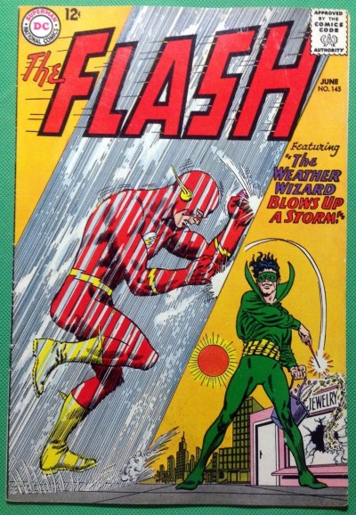 FLASH (1959) #145 FN (6.0) vs Weather Wizard