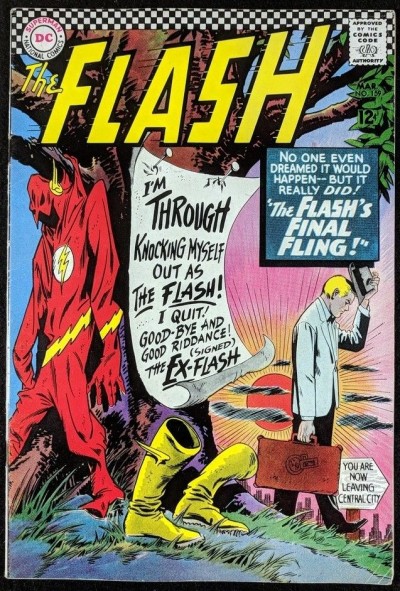 FLASH (1959) #159 FN (6.0) Dr. Mid-Nite cameo