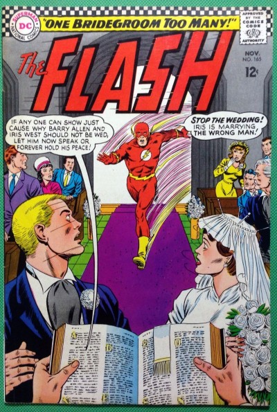 FLASH (1959) #165 VF (8.0) Barry Allen & Iris West wedding