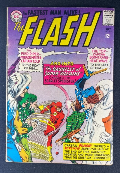 Flash (1959) #155 FN- (5.5) 1st Appearance The Rogues Carmine Infantino Art