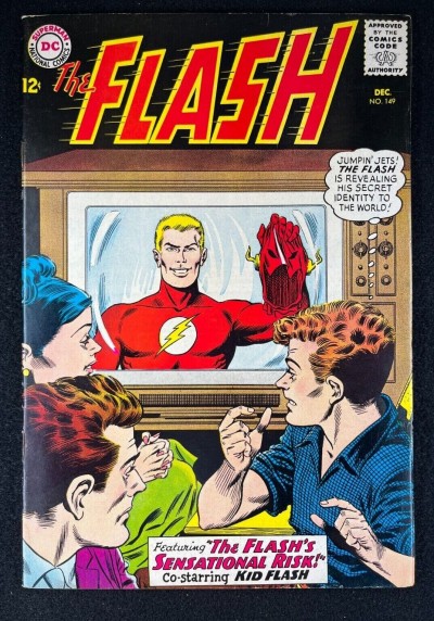 Flash (1959) #149 FN+ (6.5) Kid Flash App Carmine Infantino Cover and Art