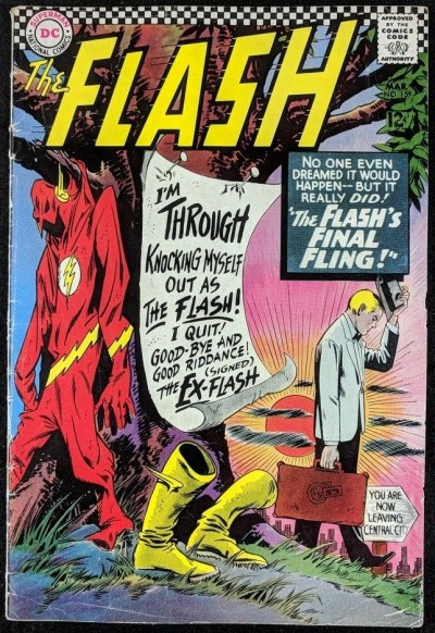 FLASH (1959) #159 VG (4.0) Dr. Mid-Nite cameo