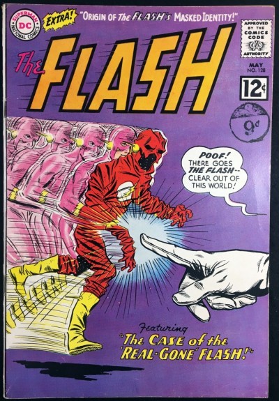 Flash (1959) #128 FN (6.0) origin & 1st app Abra Kadabra