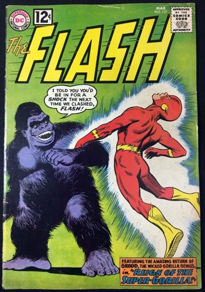 Flash (1959) #127 VG+ (4.5) Gorilla Grodd cover & story