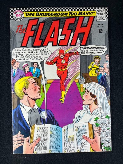 Flash (1959) #165 FN/VF (7.0) Barry Allen & Iris West Wedding Murphy Anderson