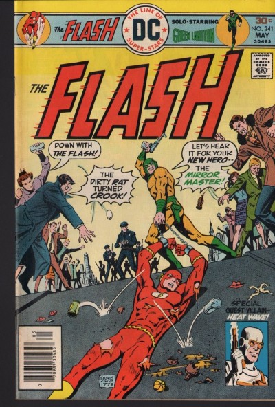 FLASH (1959) #241 FN+ (6.5) co-starring Green Lantern Mirror Master Heat Wave 