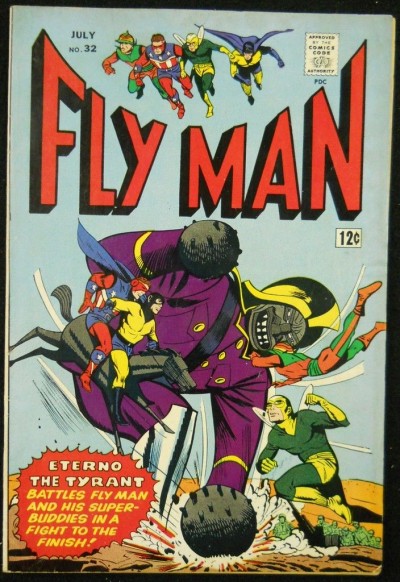 FLY MAN #32 FN- ARCHIE COMICS