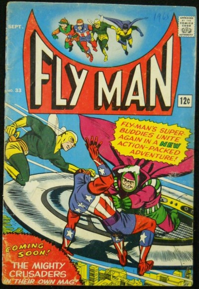 FLY MAN #33 GD/VG ARCHIE COMICS