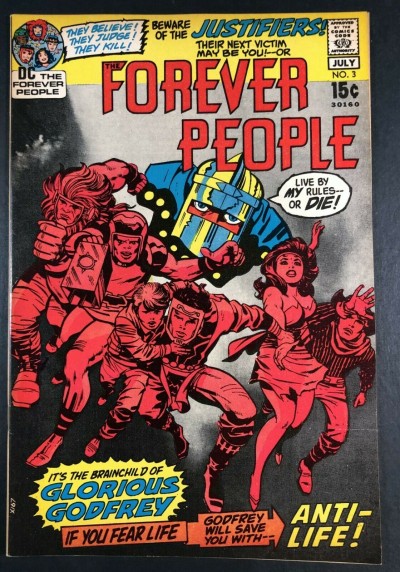 Forever People (1971) #3 VF+ (8.5) Darkseid app Jack Kirby Story & Art
