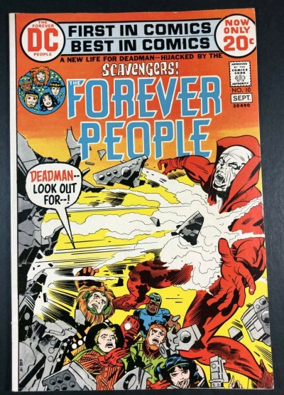 Forever People (1971) #10 FN+ (6.5) Deadman Cover Jack Kirby
