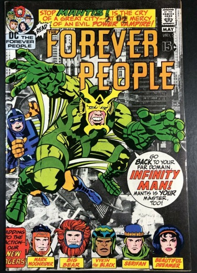 Forever People (1971) #2 VF- (7.5) 1st app Mantis & Desaad Kirby Story & Art