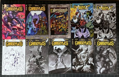 Gargoyles (2022) #1 Covers A B + 1:10 Variant Covers NM- Lot of 10 Books