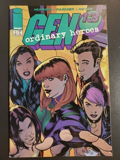 Gen 13 Ordinary Heroes #1 (1996) VFNM Adam Hughes cover and art|