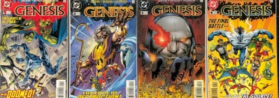 Genesis (1997) #1-4 NM Complete set Jack Kirby Fourth World JLA John Byrne Story